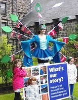 Sma' Shot Parade Paisley 2021 Peacock Troupe Leader b